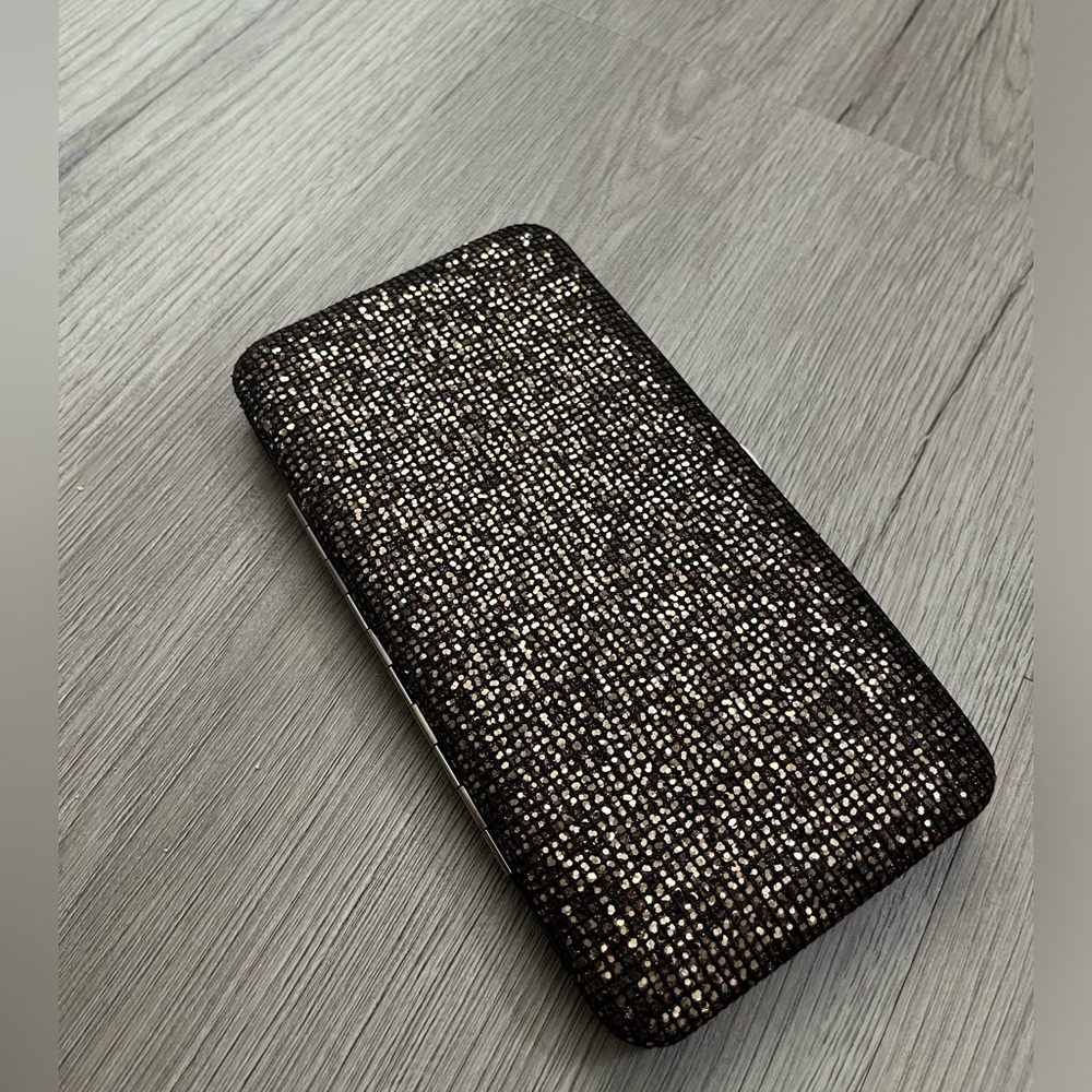 Chocolate Brown sparkle evening wallet/bag- excellent condition, like new.